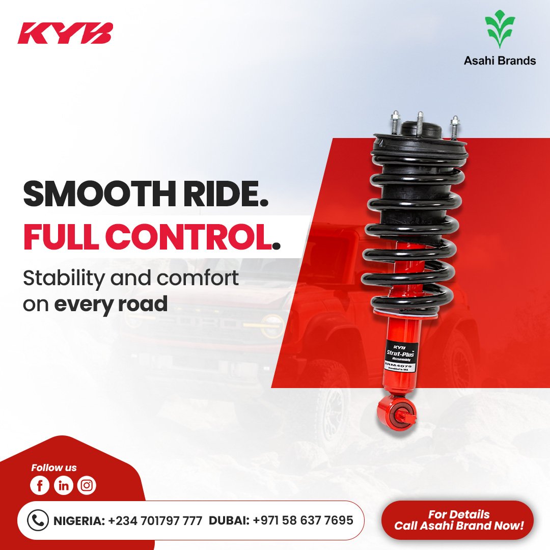 KYB suspension and shock absorbers for smooth driving in Nigeria