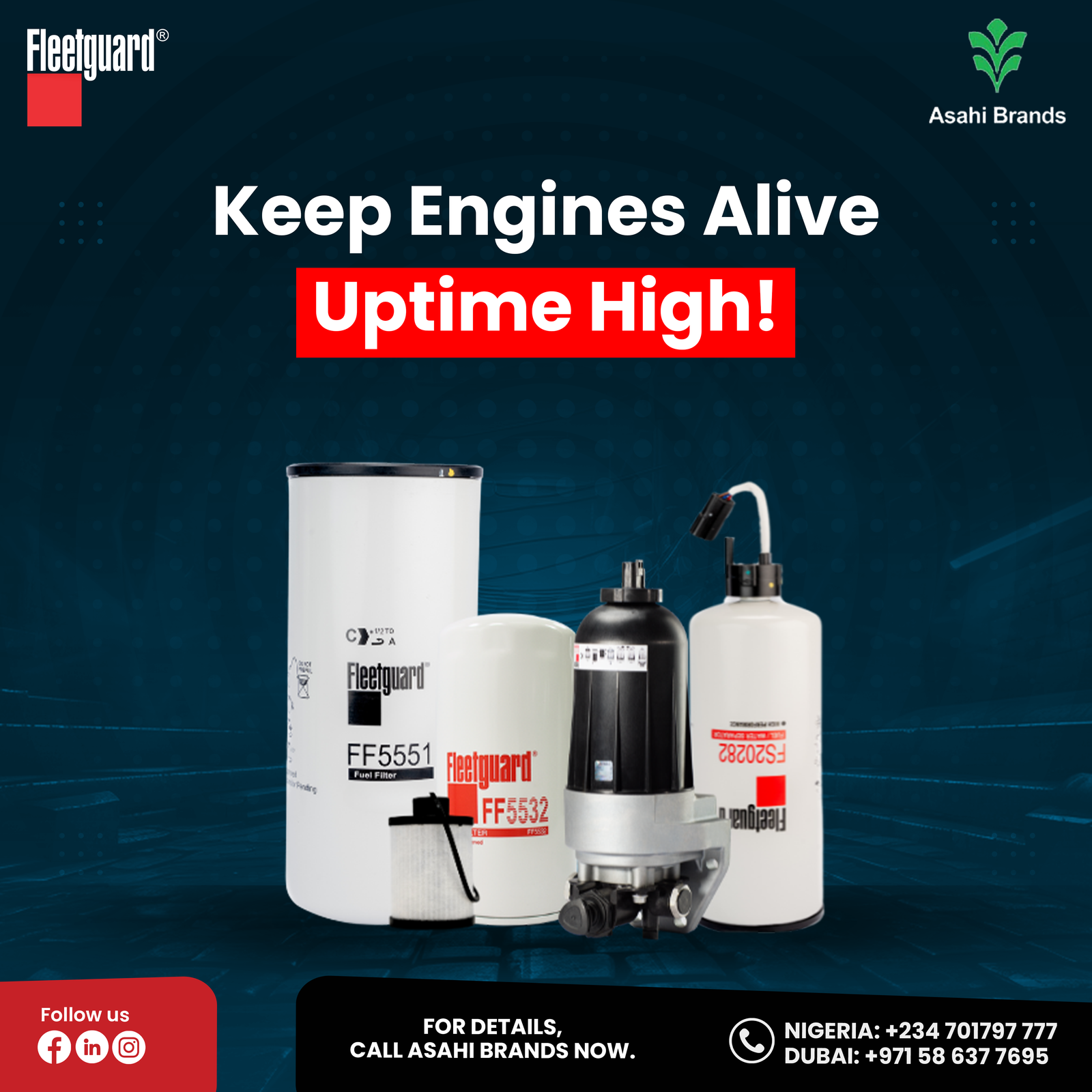 Buy Fleetguard Filters Lagos: Genuine Heavy-Duty Engine Protection for Trucks and Equipment